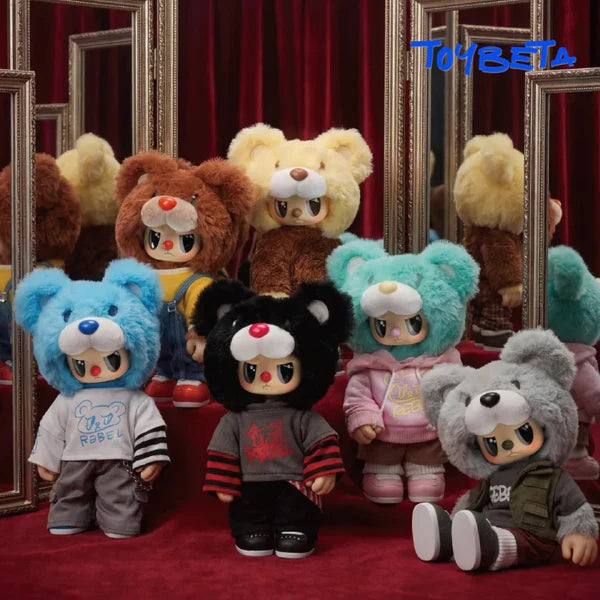 13.Rebel Bear The Street Series Plush Blind Box